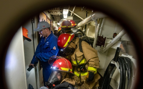 DCCT Drill Aboard the USS Cole