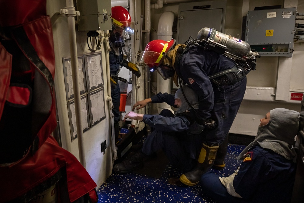 DCCT Drill Aboard the USS Cole