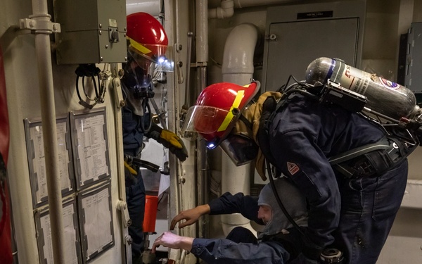 DCCT Drill Aboard the USS Cole