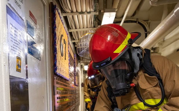 DCCT Drill Aboard the USS Cole