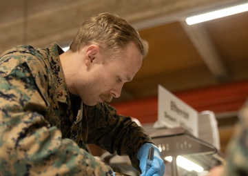 U.S. Marines Celebrate Thanksgiving