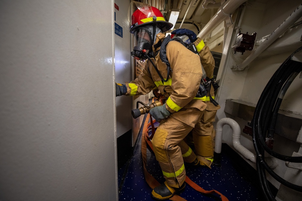 DCCT Drill Aboard the USS Cole