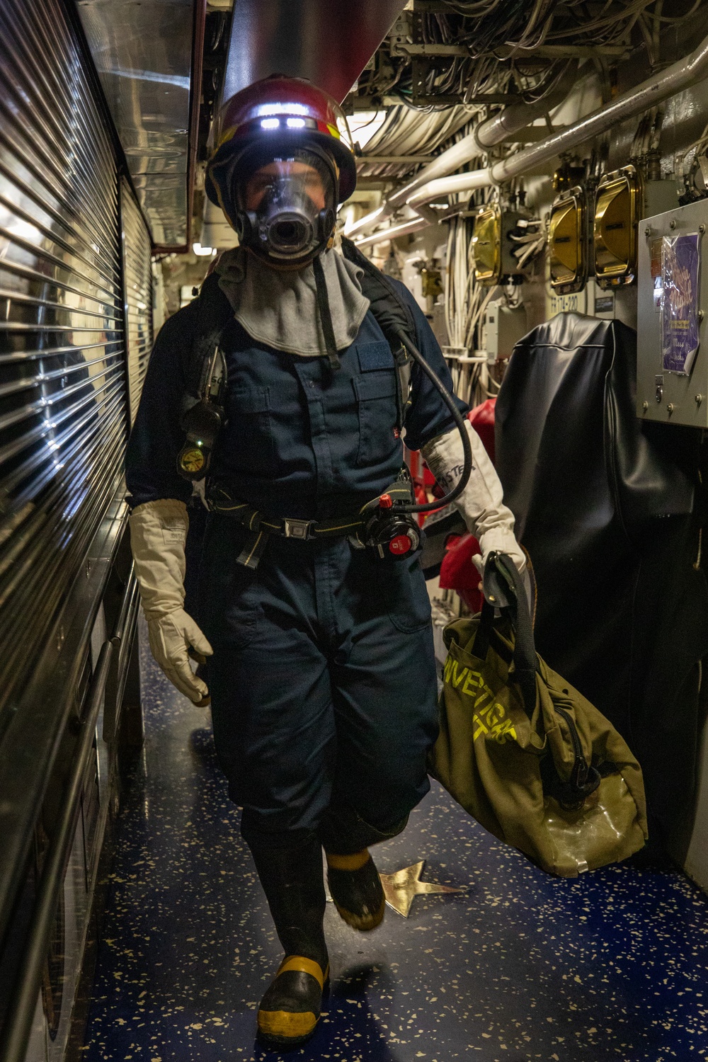 DCCT Drill Aboard the USS Cole