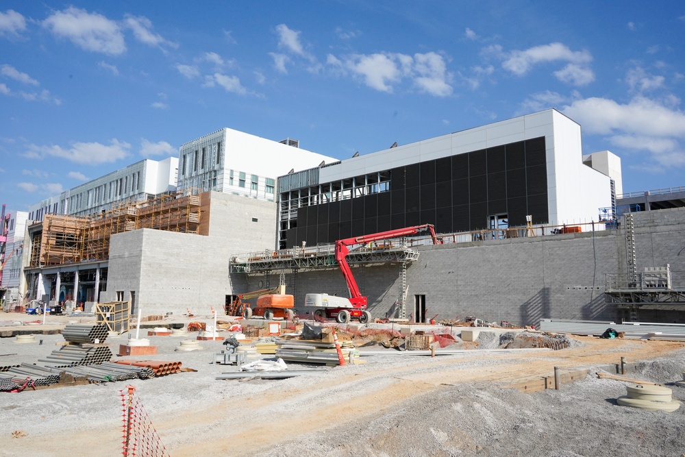 Construction continues at the Louisville VA Medical Center Oct. 30, 2024