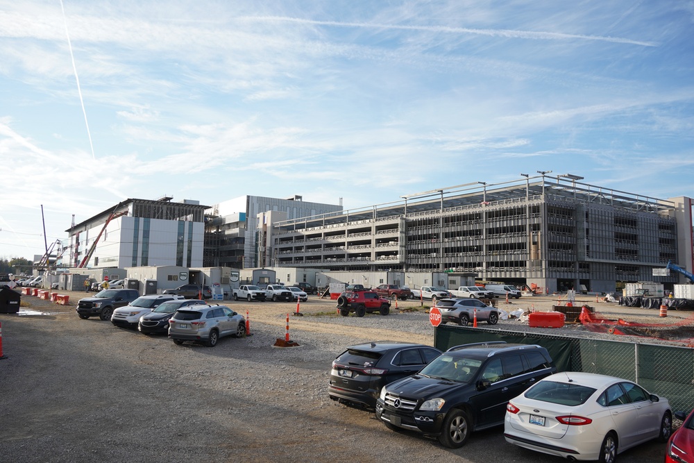 Construction continues at the Louisville VA Medical Center Nov. 13, 2024