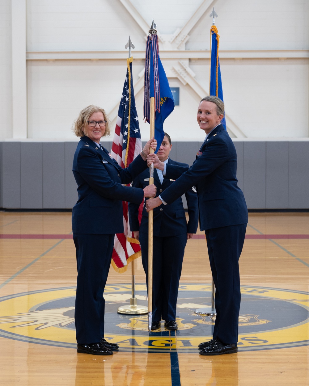 New leadership assumes command of memorial affairs squadron