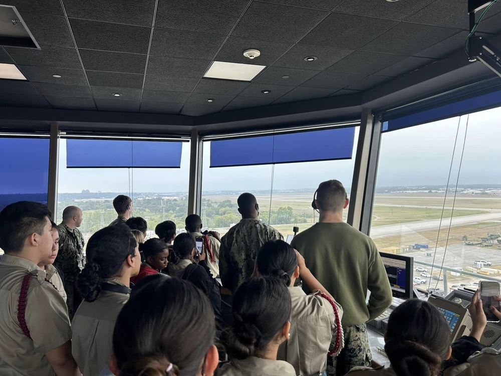 Junior Cadet Corps students visit NAS JRB Fort Worth