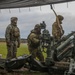 2CR Soldiers conduct M777A2 live fire exercise as part of  Dynamic Front 25