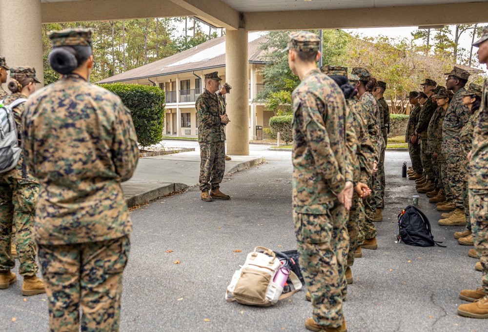 Ardrey Kell JROTC visits MCAS Beaufort