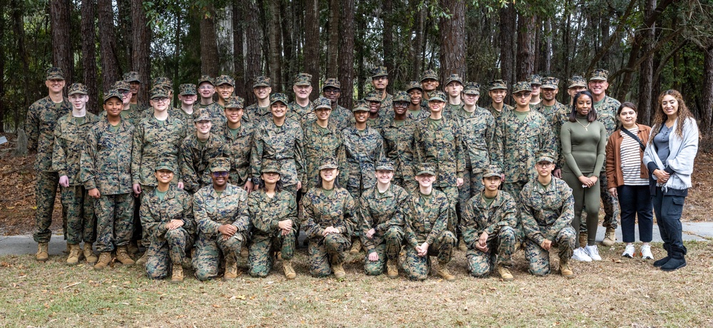 Ardrey Kell JROTC visits MCAS Beaufort