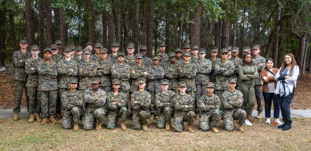 Ardrey Kell JROTC visits MCAS Beaufort