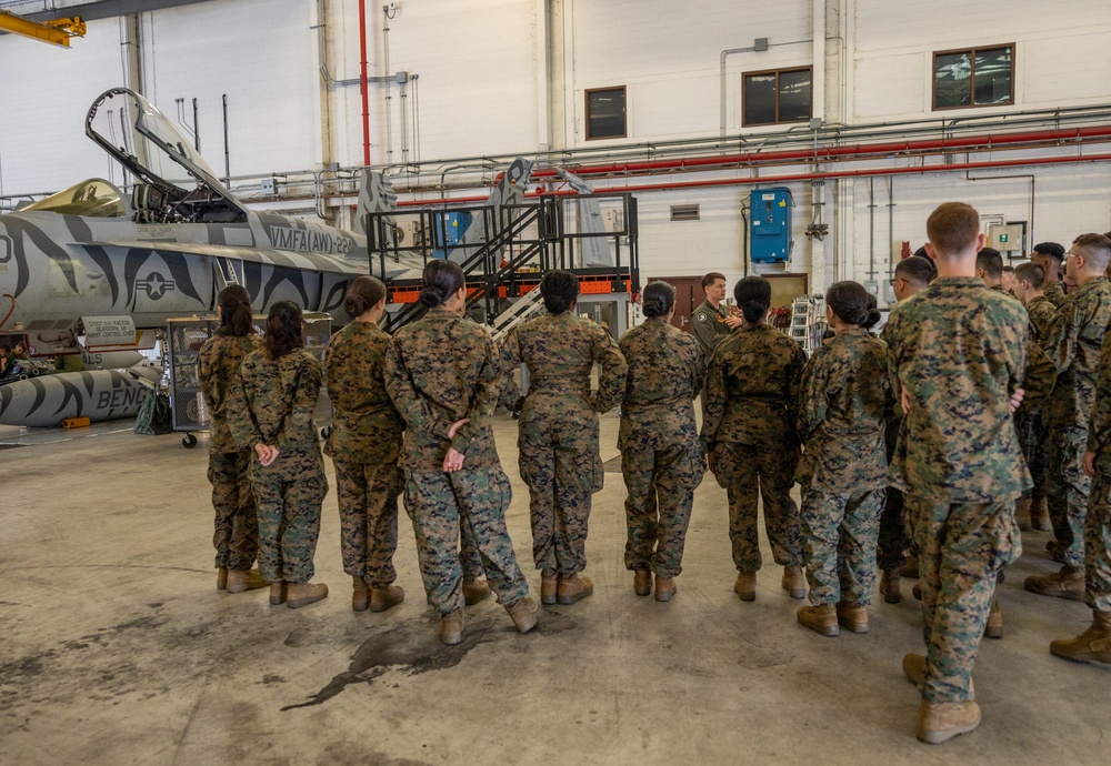 Ardrey Kell JROTC visits MCAS Beaufort