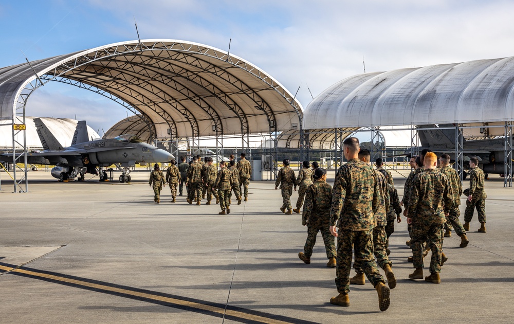 Ardrey Kell JROTC visits MCAS Beaufort