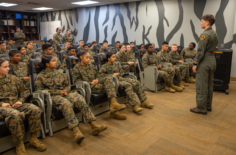 Ardrey Kell JROTC visits MCAS Beaufort