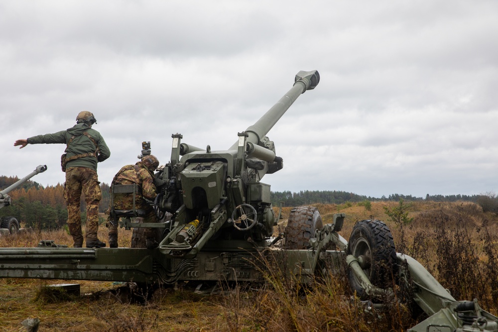 Italian Army soldiers participate in Dynamic Front 25 live fire exercise