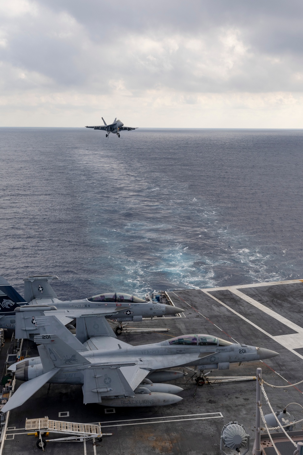 USS Gerald R. Ford is underway in the Atlanitc Ocean