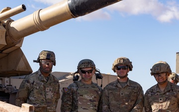 Sergeant Major of the Army Visits Fort Bliss Tank Gunnery