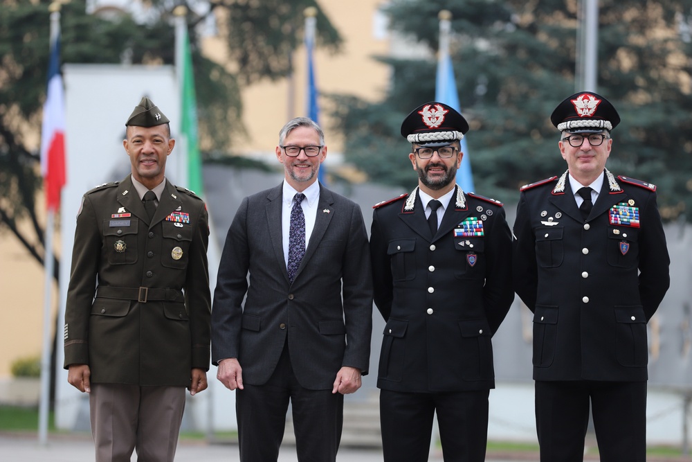 U.S. Army Officer honored with prestigious Italian Bronze Cross of Merit of the Carabinieri