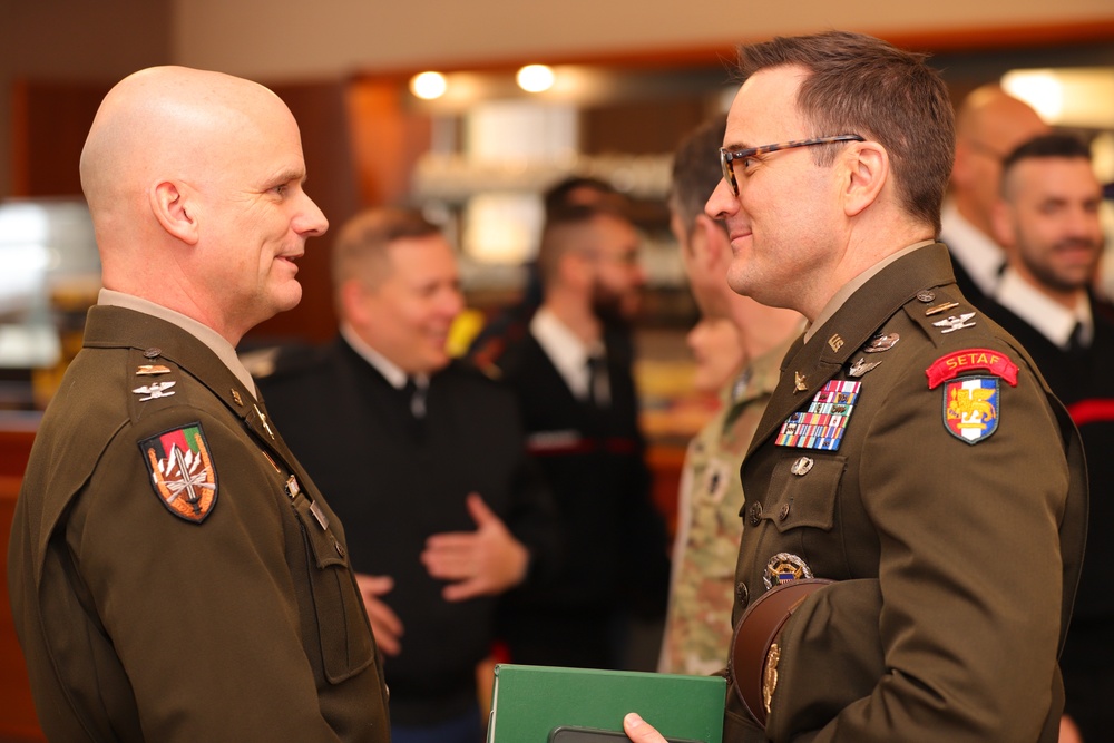 U.S. Army Officer honored with prestigious Italian Bronze Cross of Merit of the Carabinieri