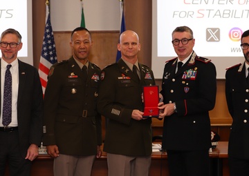 U.S. Army Officer honored with prestigious Italian Bronze Cross of Merit of the Carabinieri