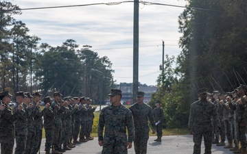 2nd MLG Corporals Course Learn Noncommissioned Officer Sword Movements