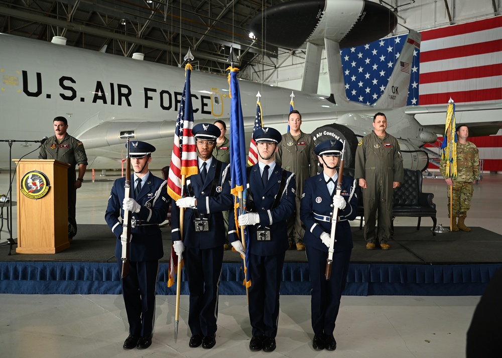 970th Airborne Air Control Squadron welcomes new commander