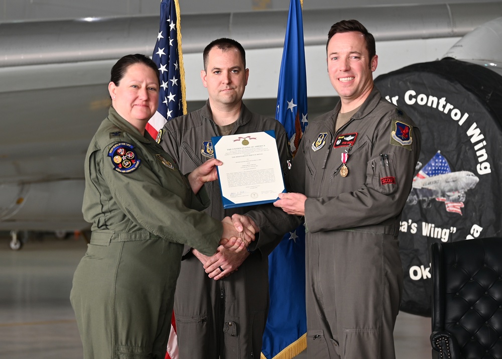 970th Airborne Air Control Squadron welcomes new commander