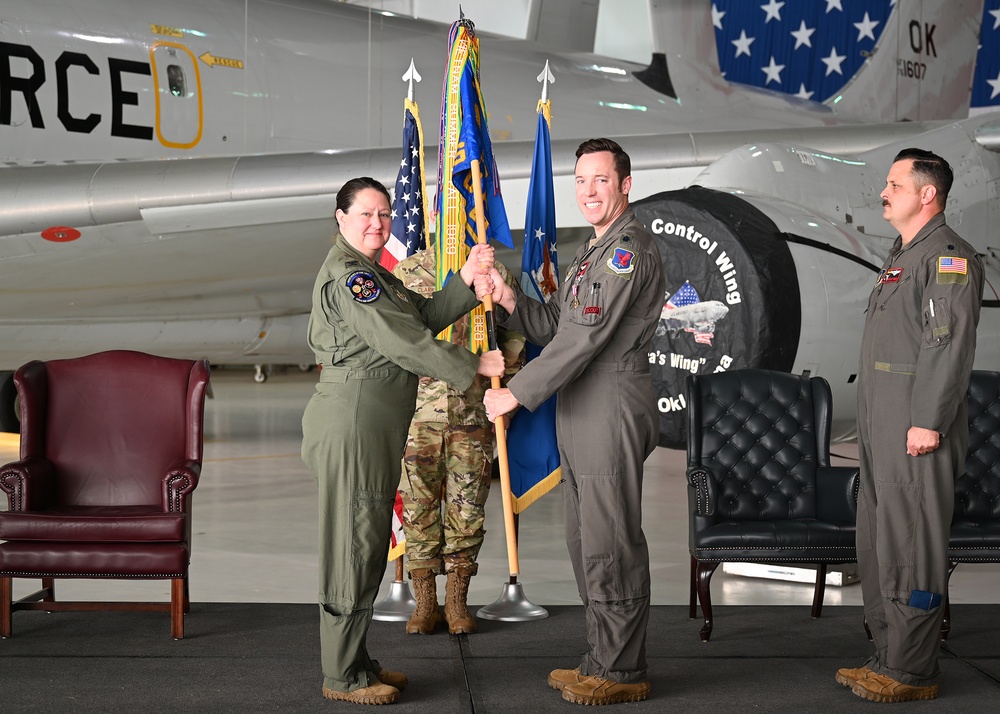 970th Airborne Air Control Squadron welcomes new commander