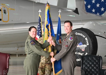 970th Airborne Air Control Squadron welcomes new commander