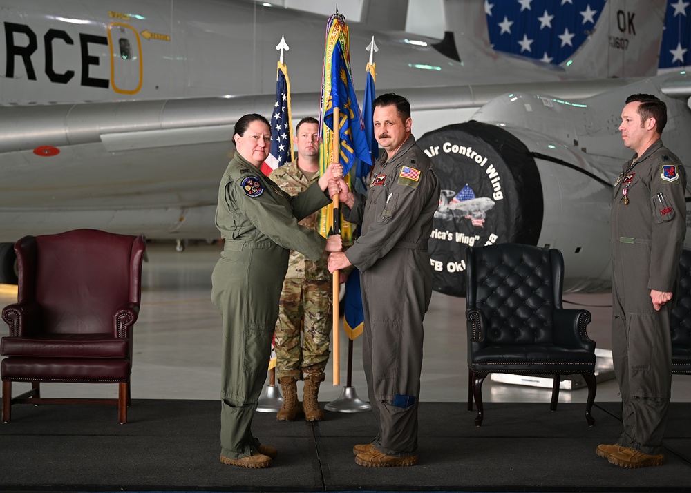 970th Airborne Air Control Squadron welcomes new commander