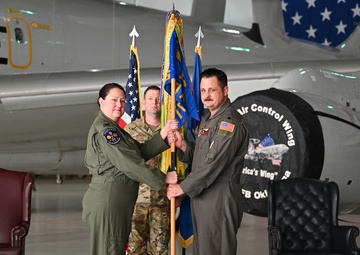 970th Airborne Air Control Squadron welcomes new commander