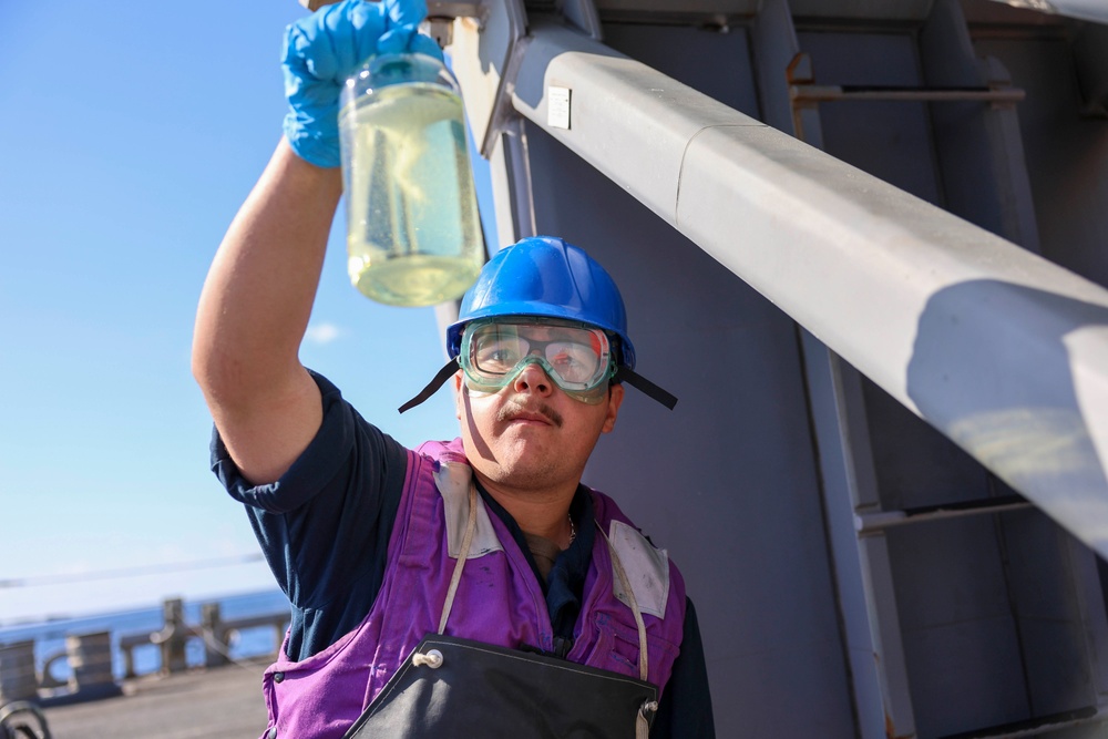 USS Arleigh Burke Replenishment-at-Sea with Spanish Oiler