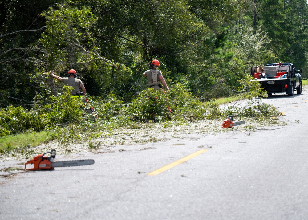 116th Civil Engineer Squadron provides relief after Hurricane Helene