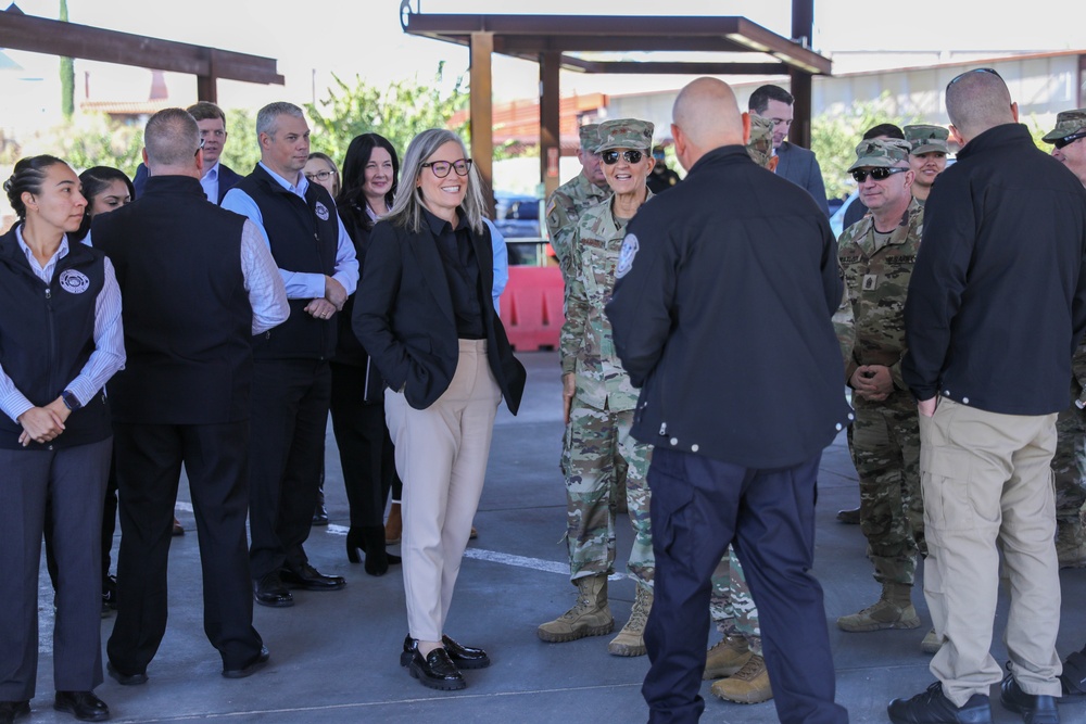 Arizona Governor Tours Port of Entry