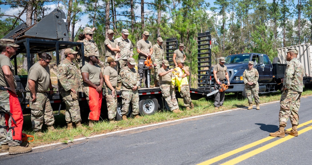 116th Civil Engineer Squadron provides relief after Hurricane Helene