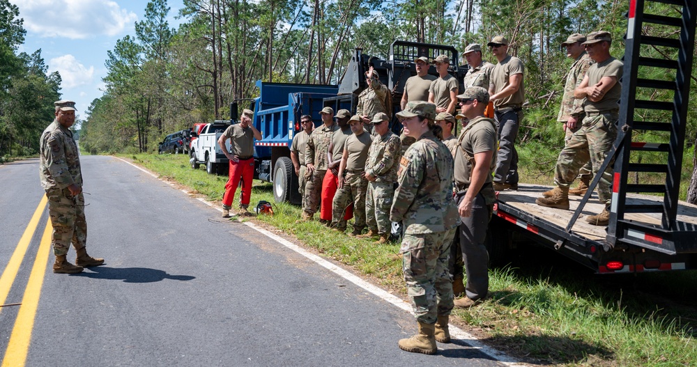 116th Civil Engineer Squadron provides relief after Hurricane Helene