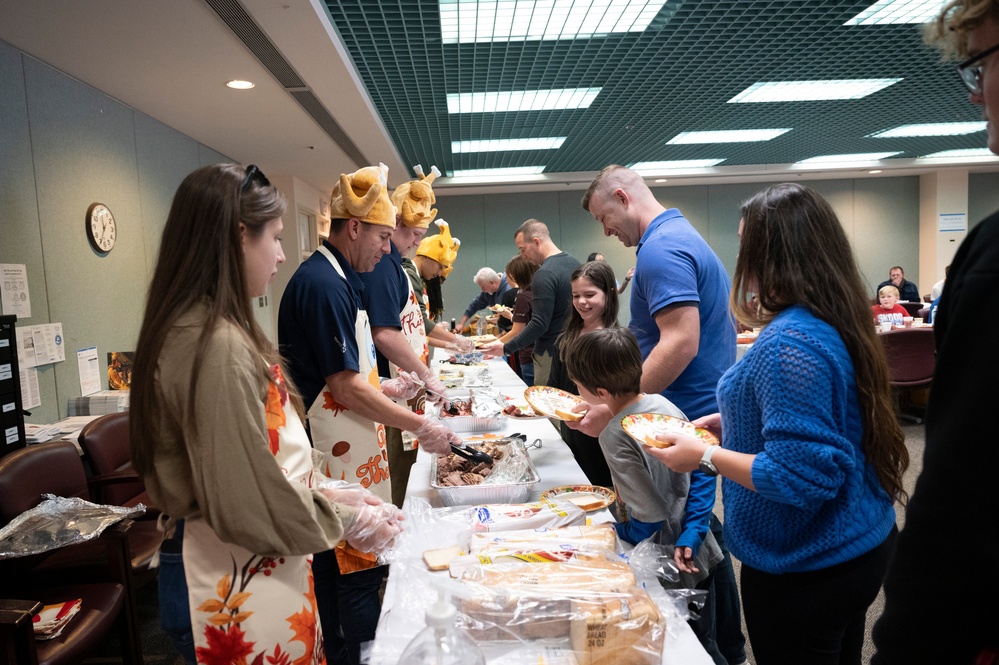 Team Kirtland attends a Thanksgiving Luncheon