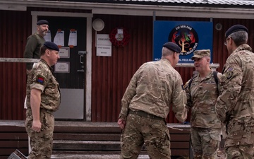 2-star, US Artillery Commander visits HQ ARRC Forward Corps Joint Fires and Influence Branch