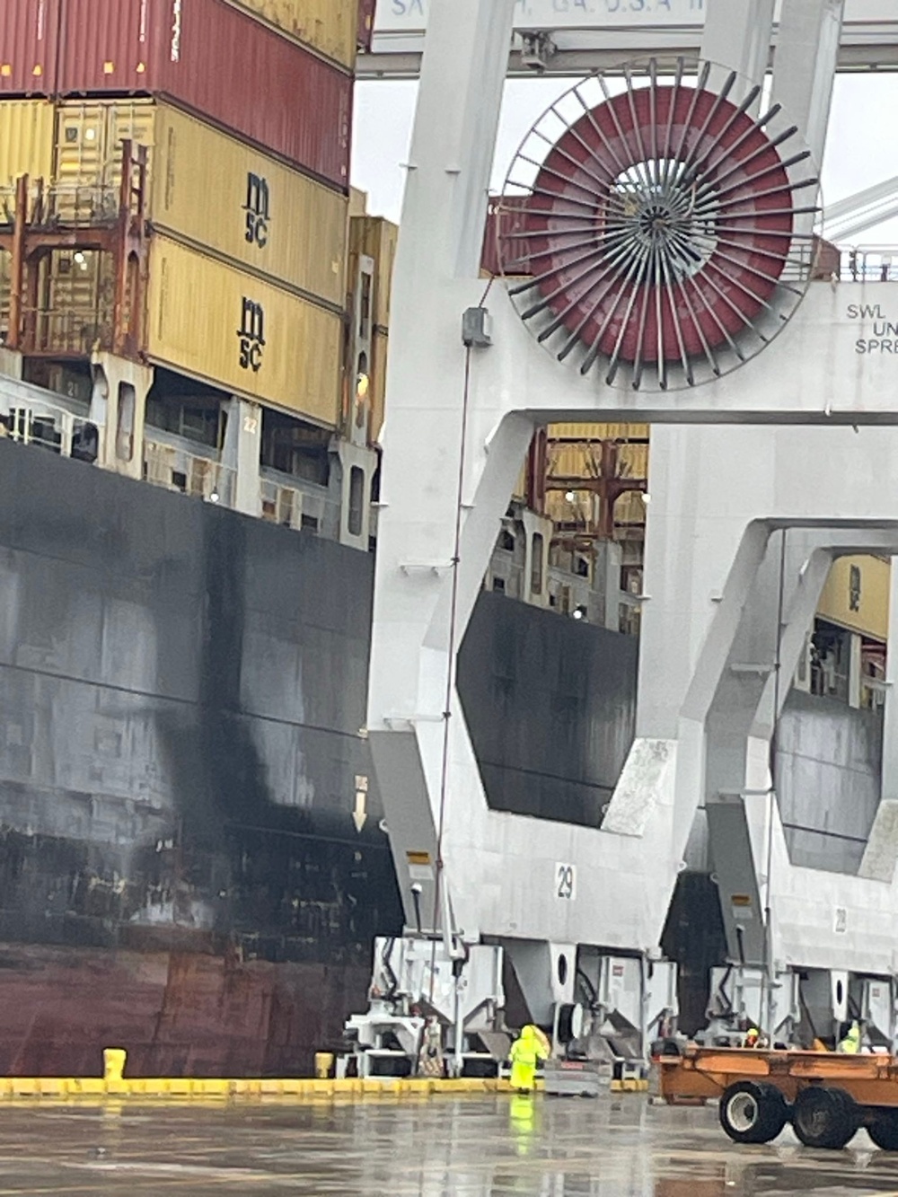 Soldiers observe safety strategies at Port of Savannah