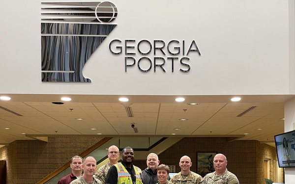 Soldiers observe safety strategies at Port of Savannah