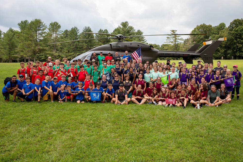 Children of Kentucky National Guard Members Attend Annual Youth Camp