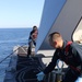 USS Tulsa (LCS 16) Sailors Conduct MK110 Maintenance