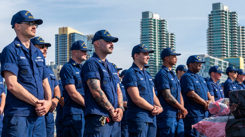 U.S. Coast Guard Cutter Munro crew seizes more than $338M in Narcotics