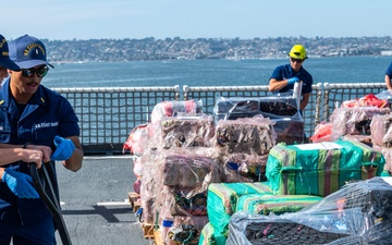 U.S. Coast Guard Cutter Munro crew seizes more than $338M in Narcotics