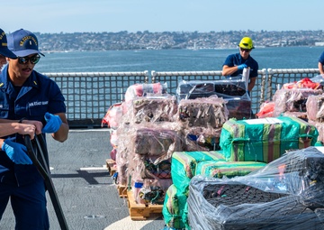 U.S. Coast Guard Cutter Munro crew seizes more than $338M in Narcotics