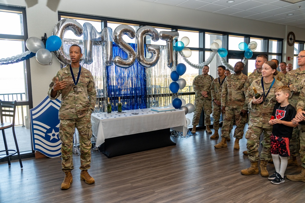 Chief Master Sgt. Notification and Release Party