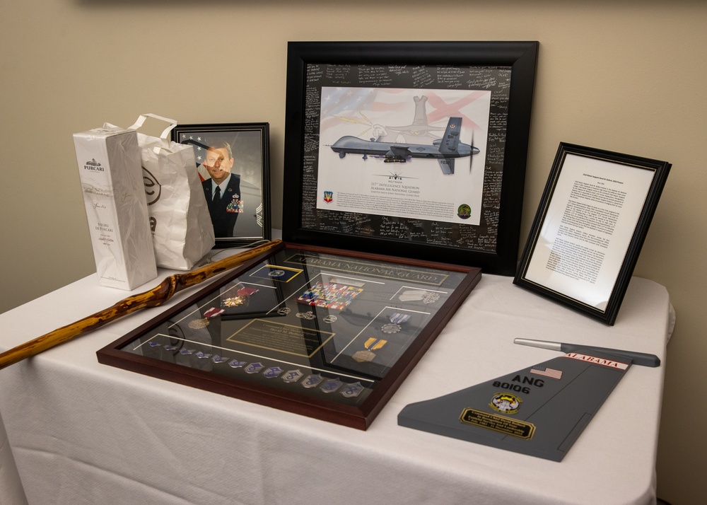 Outgoing Senior Enlisted Leader hosts a small retirement ceremony