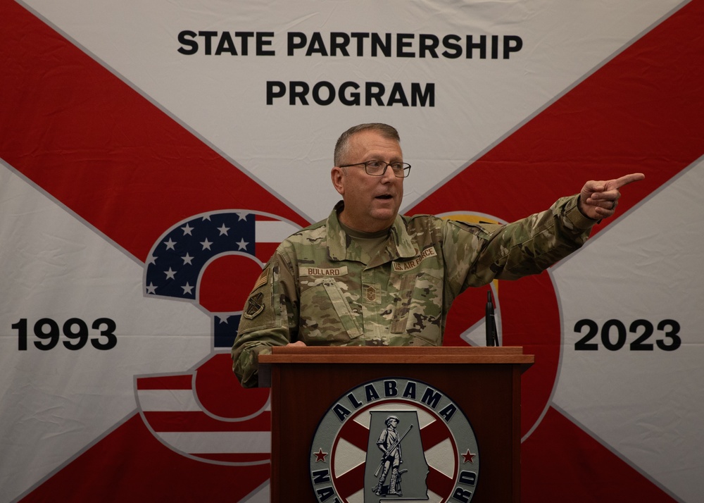 Outgoing Senior Enlisted Leader hosts a small retirement ceremony