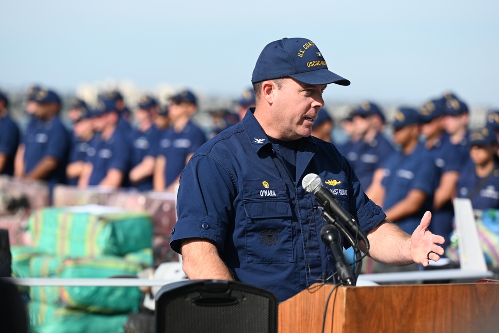 Coast Guard offloads more than 29,000 pounds of cocaine in San Diego