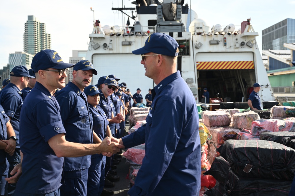 Coast Guard offloads more than 29,000 pounds of cocaine in San Diego